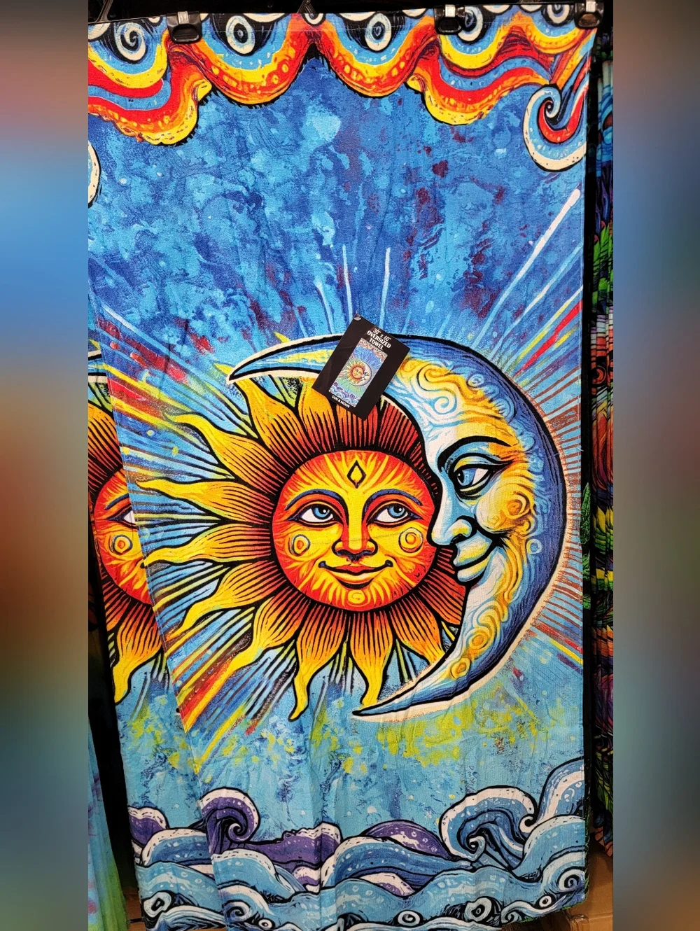 Summer Deal🏷 Cotton Sun & Moon Beach Towel Or Decor